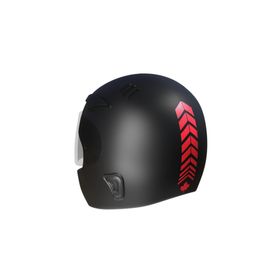 Çınar Extreme 2 Adet 5x16 cm Sport Kask Araba Ayna Reflektif Kırmızı Kask Sticker