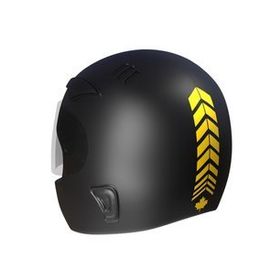 Çınar Extreme 2 Adet 5x16 cm Sport Kask Araba Ayna Yaldızlı Gold Kask Sticker