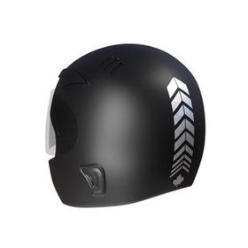 Çınar Extreme 2 Adet 5x16 cm Sport Kask Araba Ayna Yaldızlı Gümüş Kask Sticker