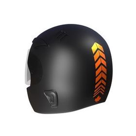Çınar Extreme 2 Adet Araba Ayna Alev Turuncusu Kask Sticker Sport Kask