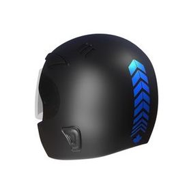 Çınar Extreme 2 Adet Sport Kask Araba Ayna Reflektif Mavi Kask Sticker