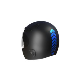 Çınar Extreme 2 Adet Sport Kask Araba Ayna Reflektif Mavi Kask Sticker