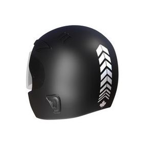 Çınar Extreme 2 Adet Sport Kask Araba Ayna Süt Beyaz Kask Sticker