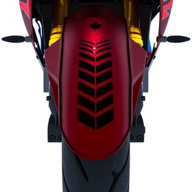 Çınar Extreme 2 Adet Sport Motosiklet Çamurluk Jet Siyah Kask Sticker