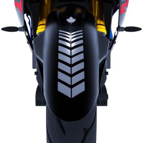 Çınar Extreme 2 Adet Sport Motosiklet Çamurluk Taş Grisi Kask Sticker