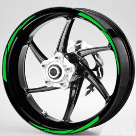 Çınar Extreme 3 Parçalı Floresan Yeşil Jant Şeridi Sticker