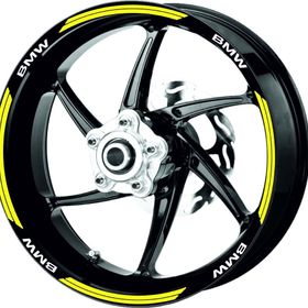Çınar Extreme Double Stripe Floresan Sarı Jant Şeridi Sticker