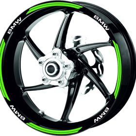 Çınar Extreme Double Stripe Floresan Yeşil Jant Şeridi Sticker
