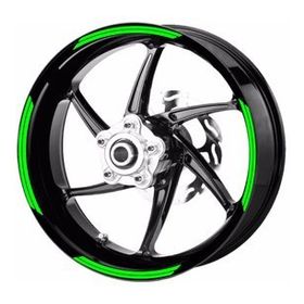 Çınar Extreme Double Stripe Floresan Yeşil Jant Şeridi Sticker