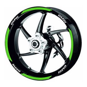 Çınar Extreme Double Stripe Floresan Yeşil Jant Şeridi Sticker