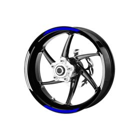Çınar Extreme Double Stripe Reflektif Mavi Jant Şeridi Sticker