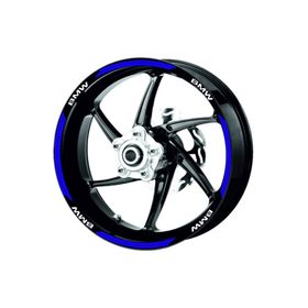 Çınar Extreme Double Stripe Reflektif Mavi Jant Şeridi Sticker