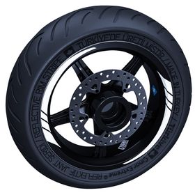 Çınar Extreme Floresan Beyaz Moto GP İç Jant Şeridi Sticker