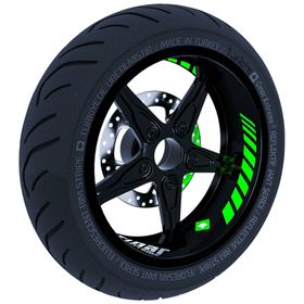 Çınar Extreme Floresan Yeşil Gp Racing İç Jant Şeridi Sticker