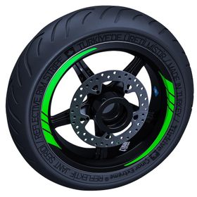 Çınar Extreme Floresan Yeşil Moto GP İç Jant Şeridi Sticker