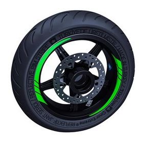 Çınar Extreme Floresan Yeşil Moto GP İç Jant Şeridi Sticker