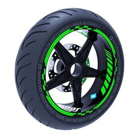 Çınar Extreme Floresan Yeşil Moto GP İç Jant Şeridi Sticker