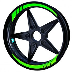 Çınar Extreme Floresan Yeşil Moto GP İç Jant Şeridi Sticker
