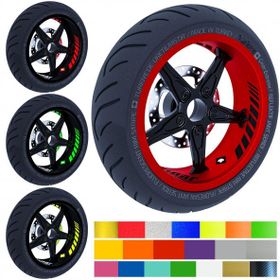 Çınar Extreme Gp Racing İç Jant Şeridi Sticker Reflektif Floresan Renkler