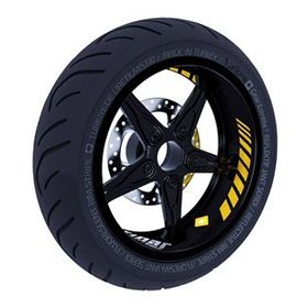 Çınar Extreme Gp Racing Reflektif Sarı İç Jant Şeridi Sticker