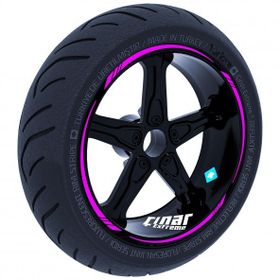 Çınar Extreme Gül Pembesi 4 Parçalı Keskin Jant Şeridi Sticker