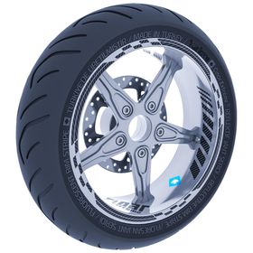 Çınar Extreme Karbon Fiber Dokulu Moto GP İç Dış Jant Şeridi Takım Sticker