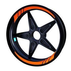 Çınar Extreme Moto GP Alev Turuncusu İç Jant Şeridi Sticker