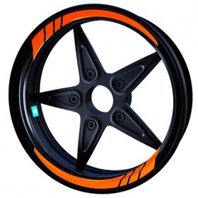 Çınar Extreme Moto GP Alev Turuncusu İç Jant Şeridi Sticker