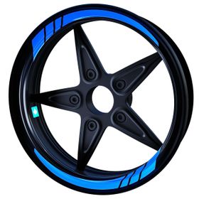 Çınar Extreme Moto GP Azur Mavi İç Jant Şeridi Sticker