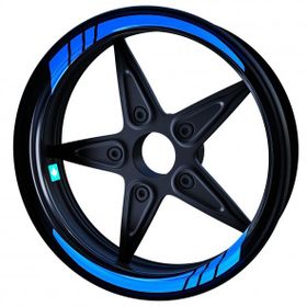 Çınar Extreme Moto GP Azur Mavi İç Jant Şeridi Sticker