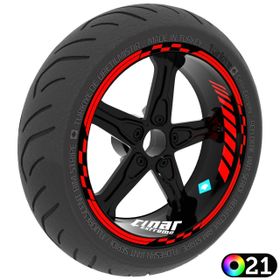 Çınar Extreme Moto Gp İç Dış Jant Şeridi Takım Sticker Reflektif Floresan Renkler