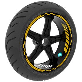Çınar Extreme Moto Gp İç Dış Jant Şeridi Takım Sticker Reflektif Floresan Renkler