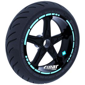 Çınar Extreme Moto GP Stili Nane Yeşili Jant Şeridi Sticker