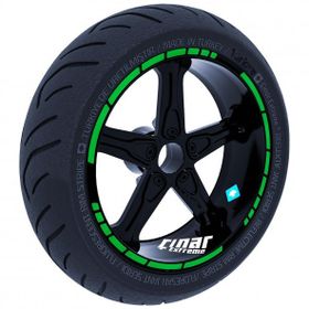 Çınar Extreme Moto GP Stili Orman Yeşili Jant Şeridi Sticker