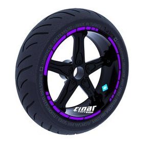 Çınar Extreme Moto GP Stili Patlıcan Moru Jant Şeridi Sticker