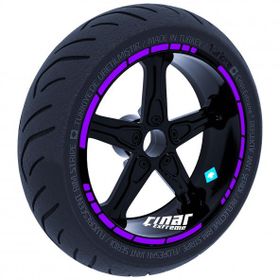 Çınar Extreme Moto GP Stili Patlıcan Moru Jant Şeridi Sticker