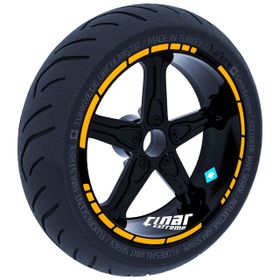 Çınar Extreme Moto GP Stili Taksi Sarısı Jant Şeridi Sticker