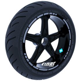 Çınar Extreme Moto GP Stili Taş Grisi Jant Şeridi Sticker