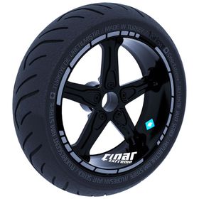 Çınar Extreme Moto GP Stili Taş Grisi Jant Şeridi Sticker
