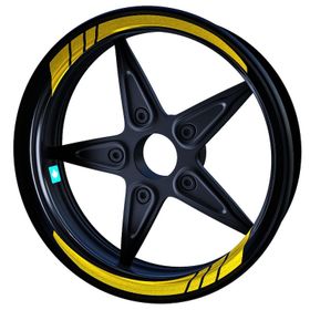 Çınar Extreme Moto GP Yaldızlı Gold İç Jant Şeridi Sticker
