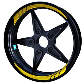 Çınar Extreme Moto GP Yaldızlı Gold İç Jant Şeridi Sticker