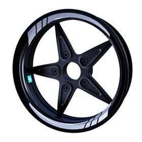 Çınar Extreme Moto GP Yaldızlı Gümüş İç Jant Şeridi Sticker