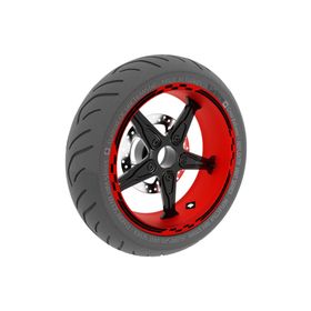 Çınar Extreme Moto GP Yarış Bayraklı Jet Siyah Jant Şeridi Sticker