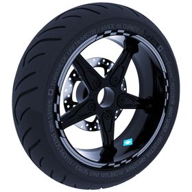 Çınar Extreme Moto GP Yarış Bayraklı Taş Grisi Jant Şeridi Sticker