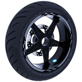 Çınar Extreme Moto GP Yarış Bayraklı Taş Grisi Jant Şeridi Sticker