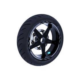 Çınar Extreme Moto GP Yarış Bayraklı Taş Grisi Jant Şeridi Sticker