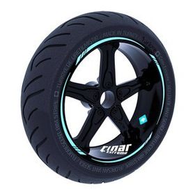 Çınar Extreme Nane Yeşili 4 Parçalı Keskin Jant Şeridi Sticker