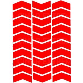 Çınar Extreme Ok Şeklinde Reflektif Kırmızı Sticker