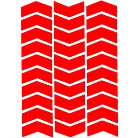 Çınar Extreme Ok Şeklinde Reflektif Kırmızı Sticker