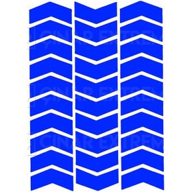 Çınar Extreme Ok Şeklinde Reflektif Mavi Sticker